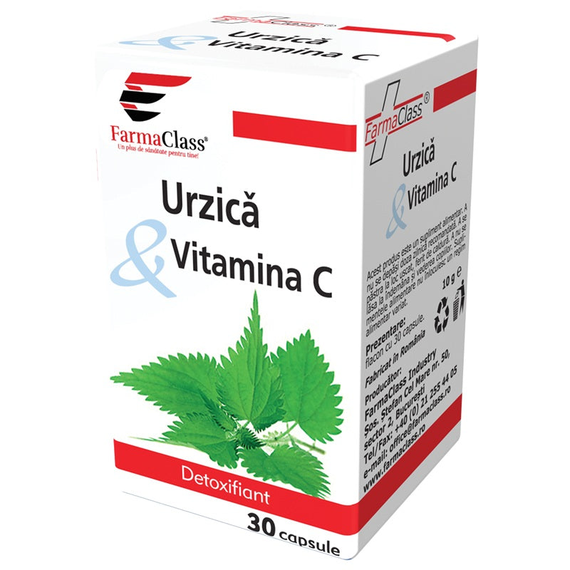 Urzica vie vitamina c 30cps - Farma Class