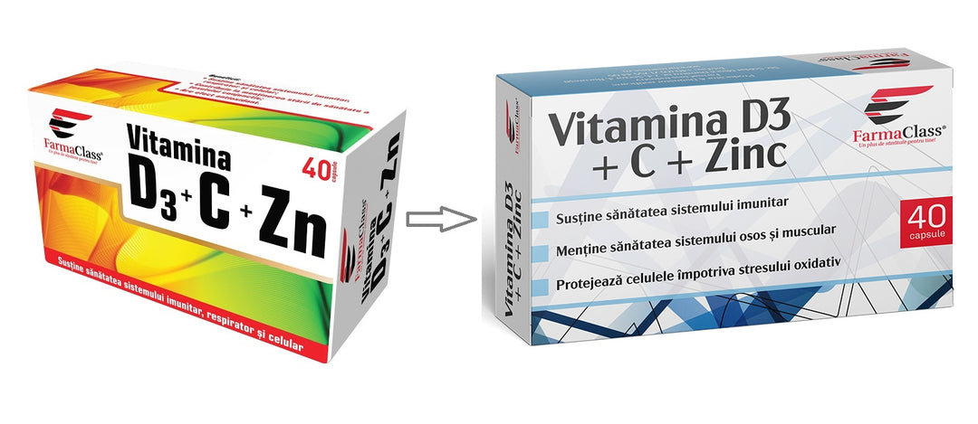 Vitamina d3+c+zn 40cps - Farma Class
