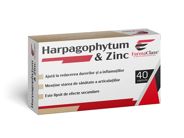 Harpagophytum&zinc 40cps blister - Farma Class