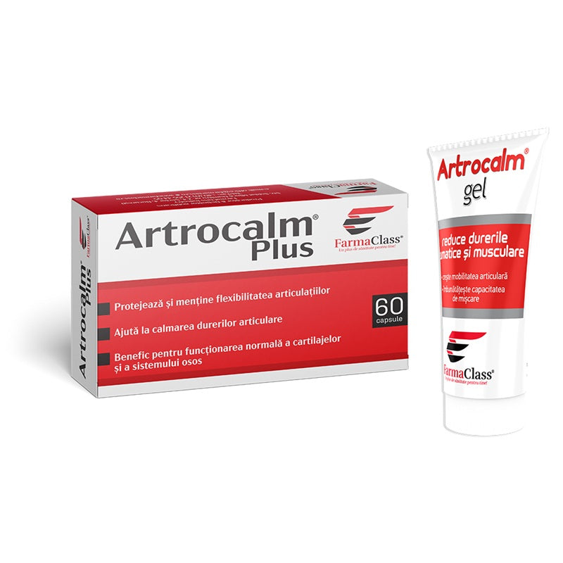 Artrocalm plus 60cps + artrocalm gel 100ml pch - Farma Class