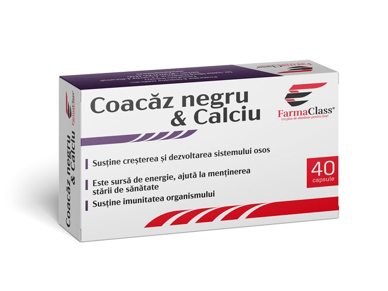 Coacaz negru&calciu 40cps - Farma Class