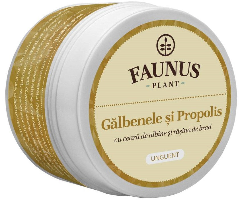 Unguent galbenele&propolis 50ml - Faunus Plant