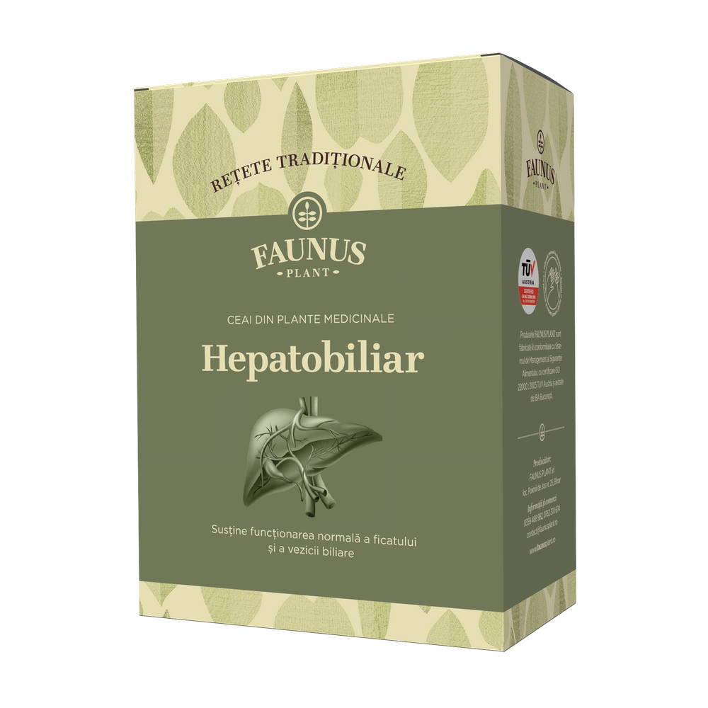 Ceai Retete Traditionale Hepatobiliar, 180 g-FAUN.00139