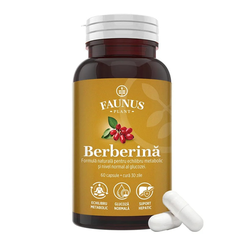 Berberină, 60 capsule - Faunus Plant