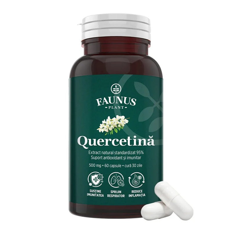 Quercetina 500mg, 60 capsule - Faunus Plant