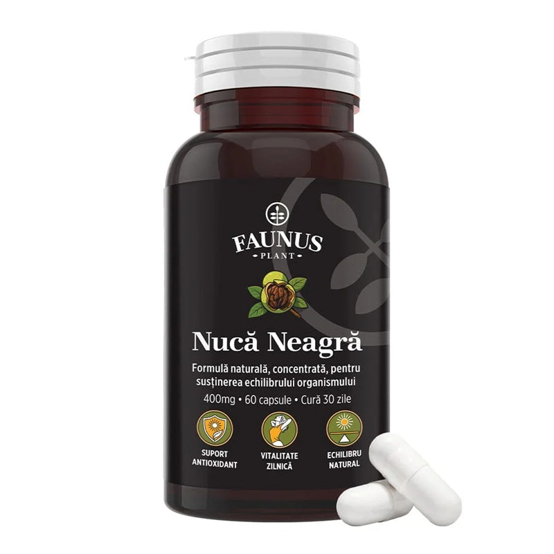 Nuca Neagra, 60 capsule - Faunus Plant