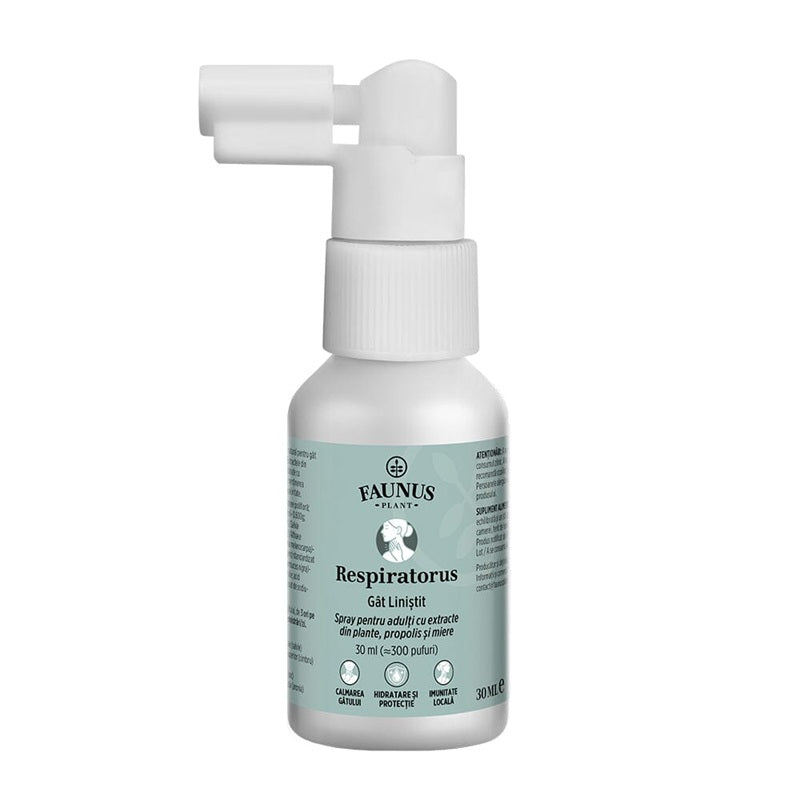 Spray bucal Respiratorus Gat Linistit pentru adulti, 30ml - Faunus Plant