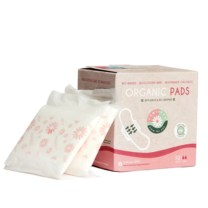 Absorbante organice de zi 10 buc - FemiEko