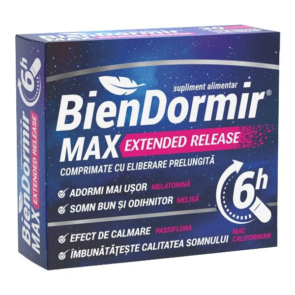 Bien dormir max extended release 30cpr - Fiterman Pharma