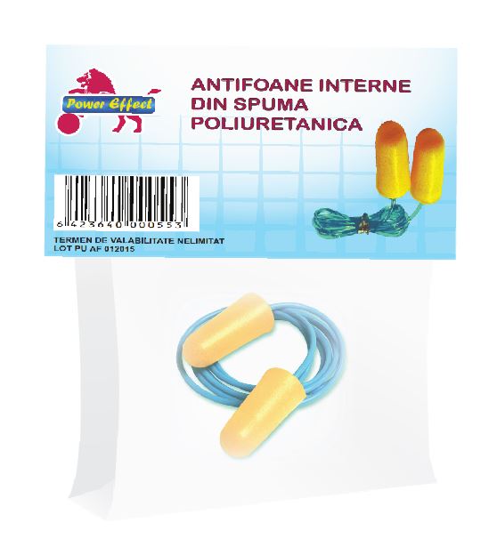 Antifoane pu cu snur 1 pereche - Royal