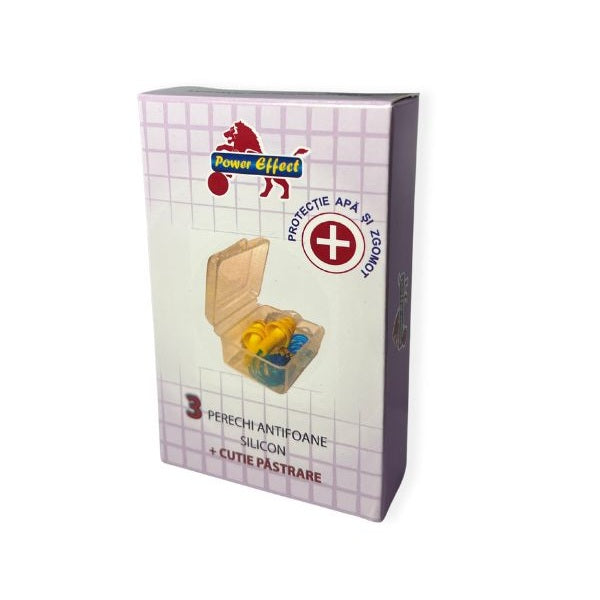 Antifoane silic.cu snur 1per 3buc+cutie pastrare - Royal
