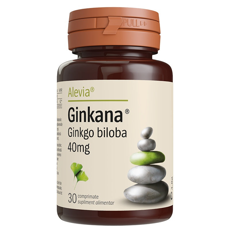 Ginkana ginkgo biloba 40mg 30cpr - Alevia