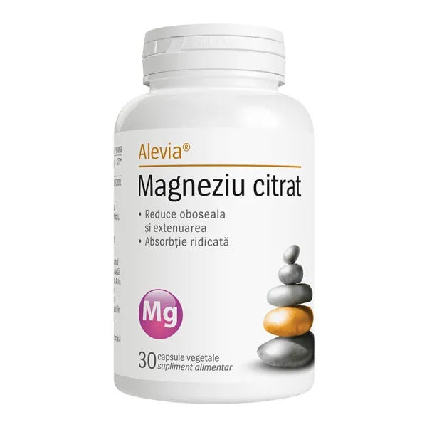 Magneziu citrat 30cps vegetale - Alevia