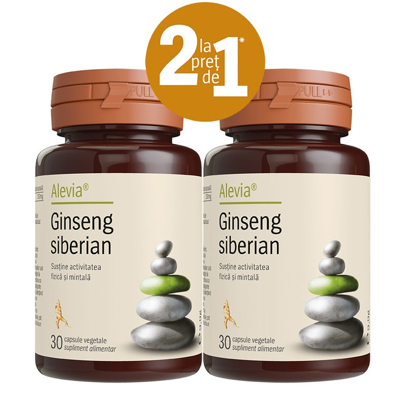 Ginseng siberian 2*30cps pch - Alevia