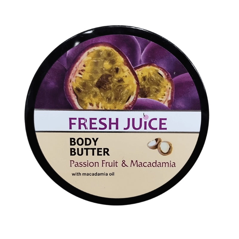 Unt de corp fructul pasiunii macadamia 225ml - Fresh Juice