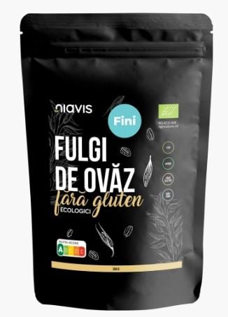 Fulgi ovaz ecologici fara gluten 250gr - Niavis