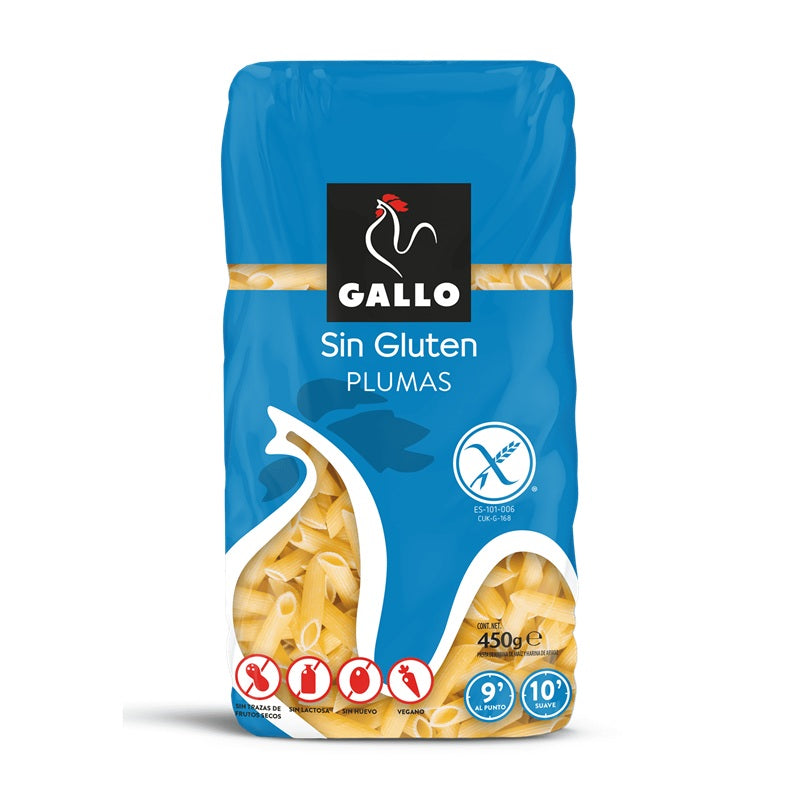 Penne faina porumb si faina orez fara gluten 450gr - Gallo