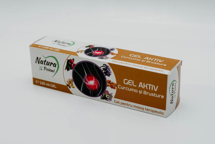 Gel aktiv curcuma&brusture 135ml - Natura Plant Poieni