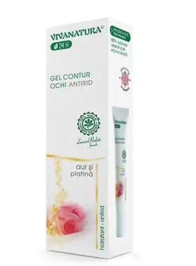 Gel contur ochi antirid 15ml - Vivanatura