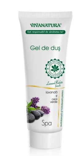 Gel dus spa cu lavanda&ceai verde 250ml - Vivanatura