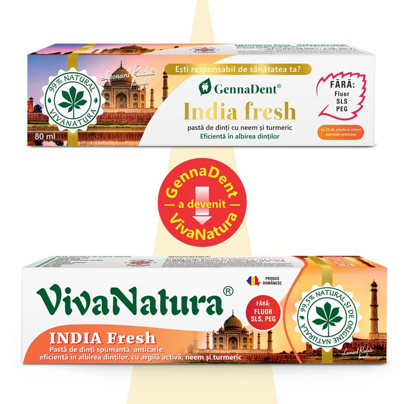 Pasta dinti india fresh 80ml - Vivanatura