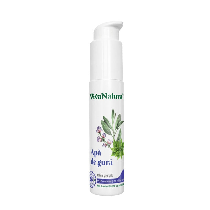 Apa gura salvie argila 45ml - Vivanatura