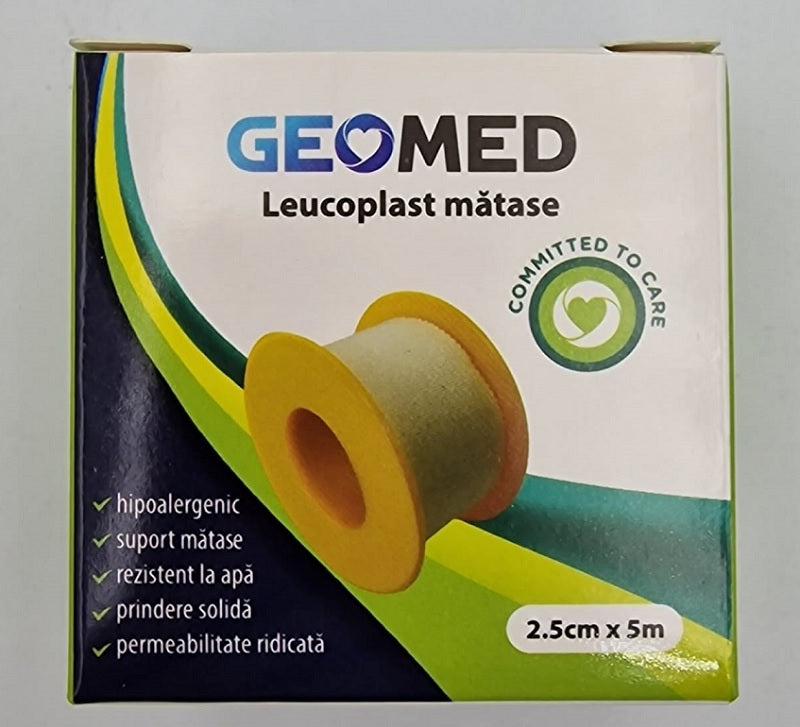 Leucoplast matase 2,5cm*5m - Geomed