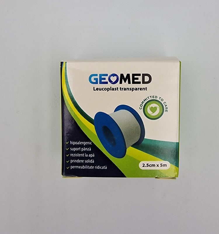 Leucoplast transparent 2,5cm*5m - Geomed