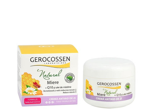 Natural crema cu miere antirid zi 100ml - Gerocossen
