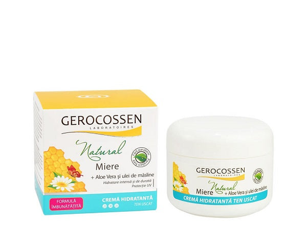 Crema cu Miere Hidratanta pentru Ten Uscat – Natural, 100 ml-GERO.00223