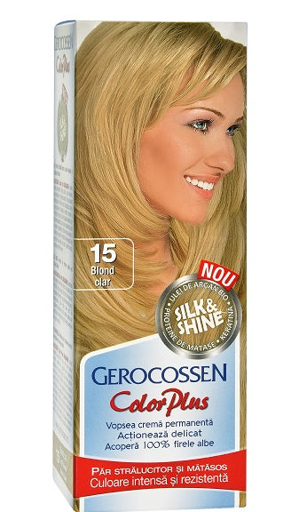 Vopsea Silk & Shine nr. 15 Blond clar 50 g + 50 ml – Gerocossen