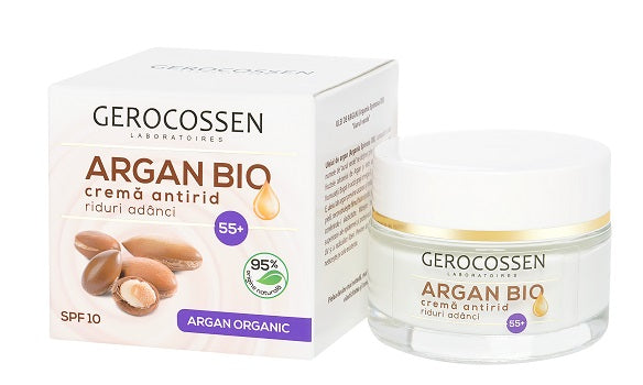 Crema Antirid Riduri Adanci (55+) – Argan Bio, 50 ml-GERO.00408