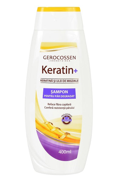 sampon pentru par degradat – Keratin+, 400 ml-GERO.00494