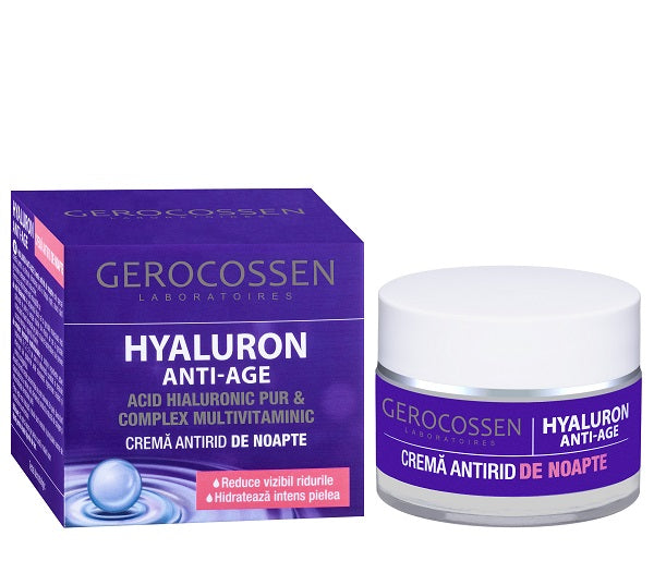Hyaluron- crema antirid de noapte 50ml - Gerocossen