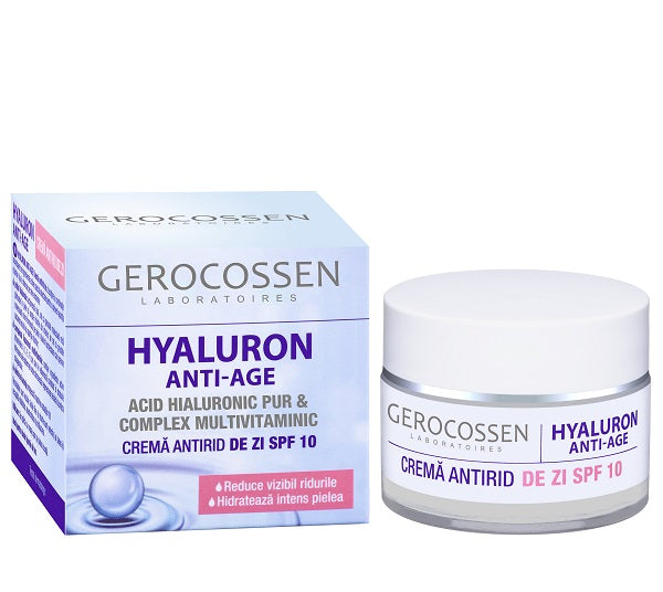 Hyaluron-crema antirid de zi spf10 50ml - Gerocossen