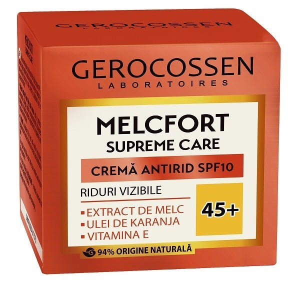 Melcfort supreme crema antirid 45+ spf10 50ml - Gerocossen