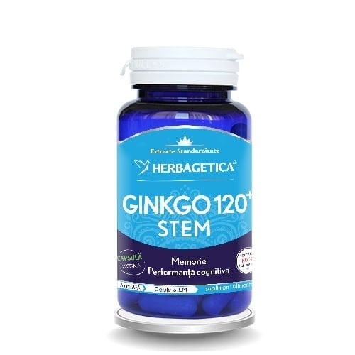 Ginkgo 120 stem 30cps vegetale - Herbagetica