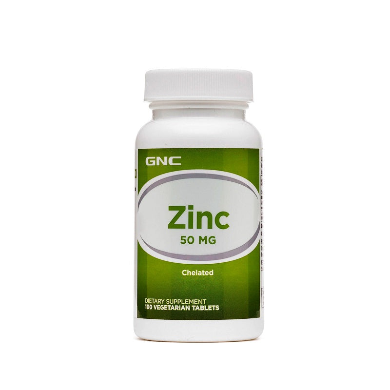 Zinc chelated 50mg 100cpr vegetale - Gnc