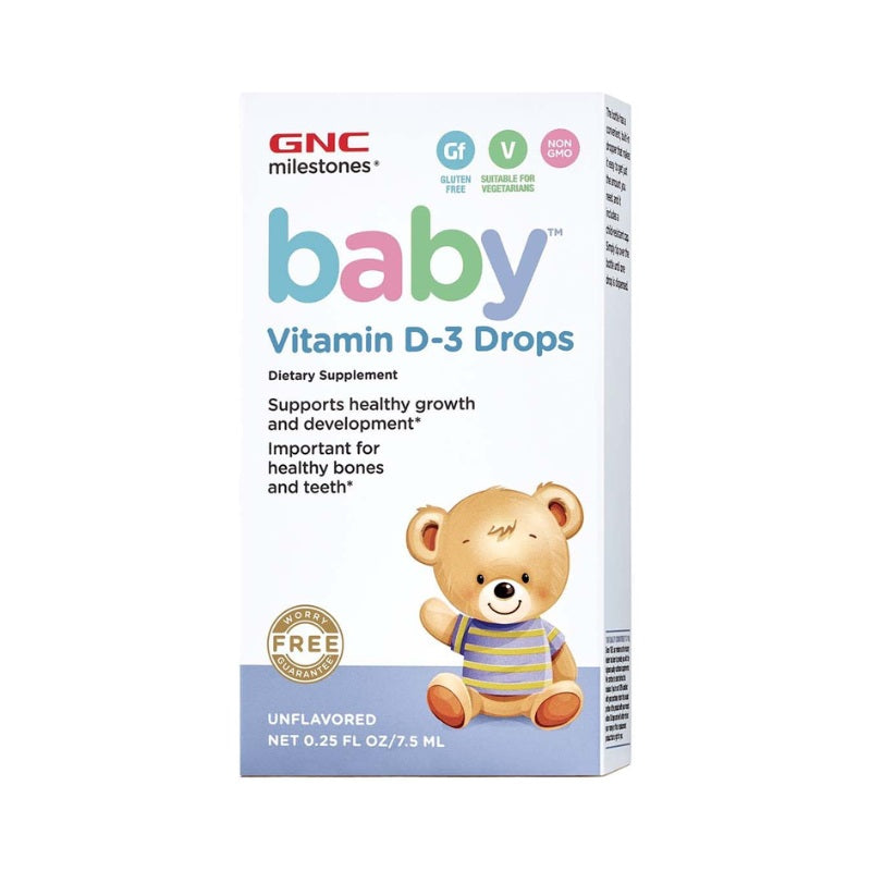 Milestones® baby vit.d-3 picaturi 7,5ml - Gnc