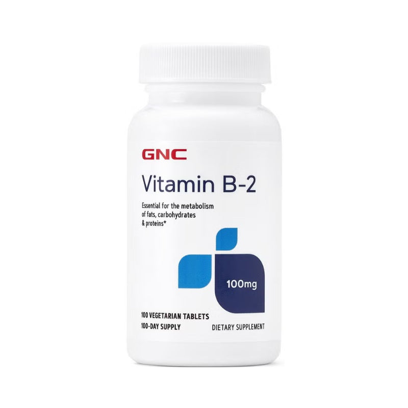 Vitamina b-2 100mg 100tb vegetale - Gnc