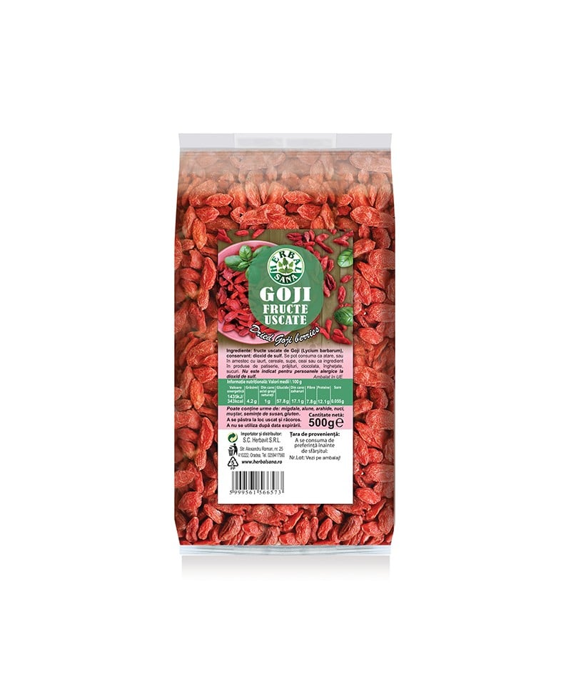 Goji fructe 500gr - Herbavit