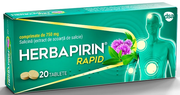 Herbapirin Rapid, 20 comprimate-GREE.00003