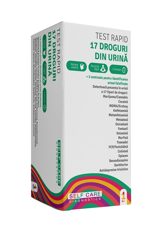 Test rapid 17 droguri din urina 1buc - Guangzhou Wondfo