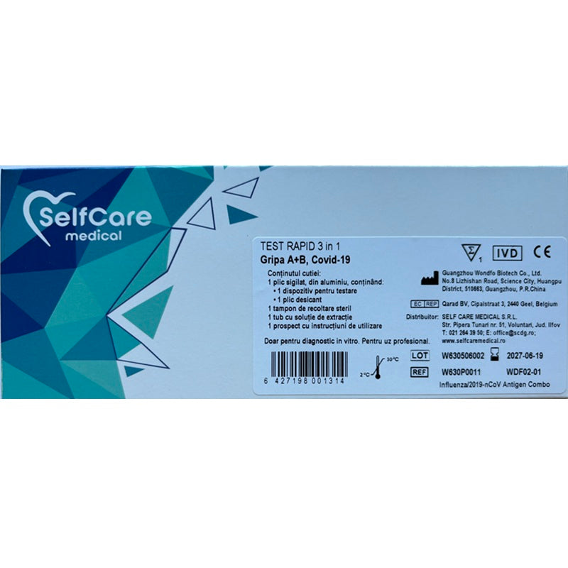 Test rapid antigen duo covid19&influenza a+b - Guangzhou Wondfo