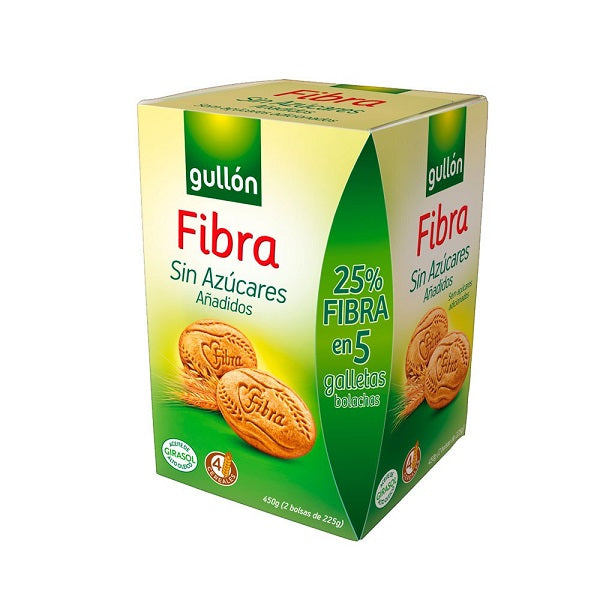 Biscuiti cu fibre fara zahar 450gr - Gullon