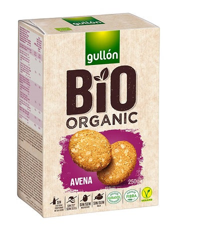 Biscuiti bio cu ovaz 250gr - Gullon