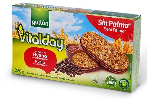 Biscuiti cu crema cacao 220gr - Gullon