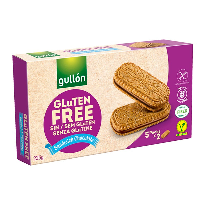 Biscuiti sandwich cu ciocolata (fara gluten), 225 g-GULL.00049