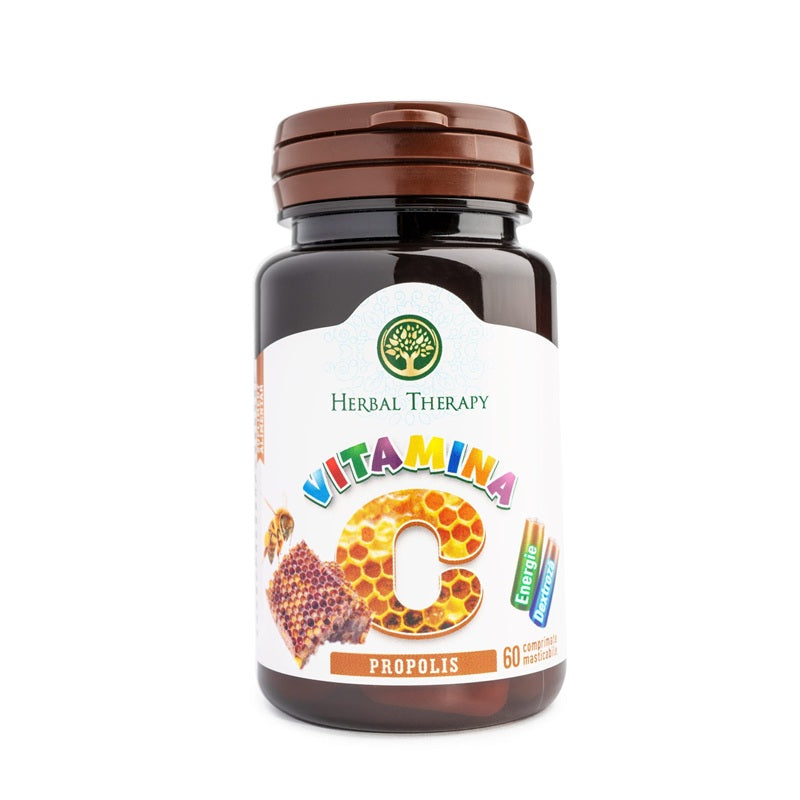 Vitamina c 100mg propolis 60cpr masticabile - Herbal Therapy Laboratories