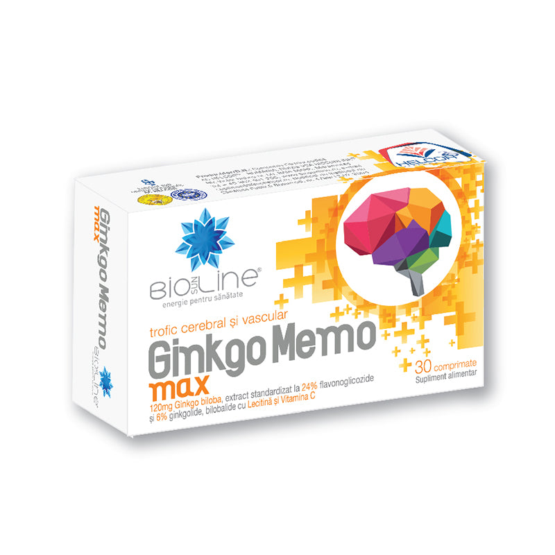 Ginkgo Memo Max 120 mg, 30 comprimate-HELC.00011
